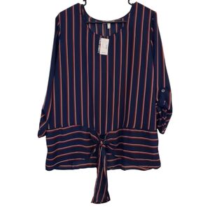NWT Maurices striped top